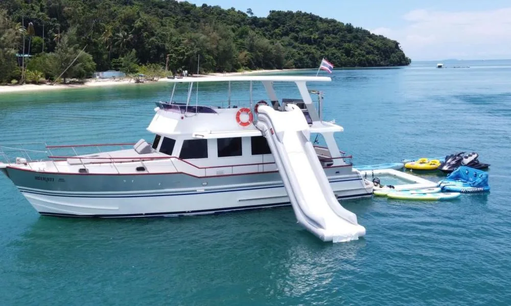 The Grandfather — 54ft Grand Banks Charter Phuket to Promthep Cape (Laem Promthep)