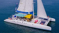 Floating Beach — 75ft Tahiti Charter Phuket to Koh Racha Yai (Koh Raya Yai)