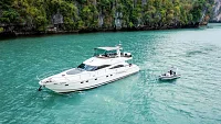 Krabi Princess — 65ft Princess Yacht Charter Krabi to Koh Phak Bia (Pakbia)